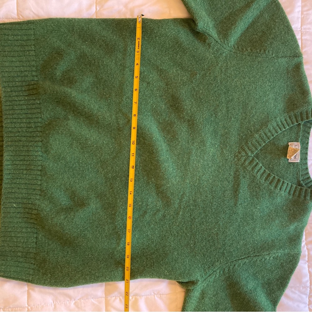 L.L. Bean vintage Shetland wool men’s large sweater - Picture 3 of 7